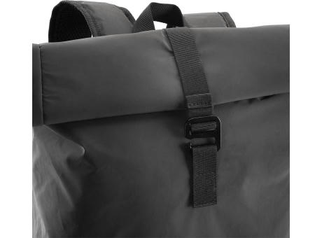Rollup-Rucksack FLASH-BLACK Werbeartikel
