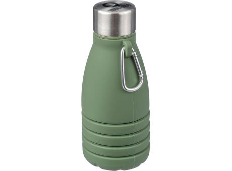 Faltbare Silikon-Trinkflasche 550 ml Erin Werbeartikel