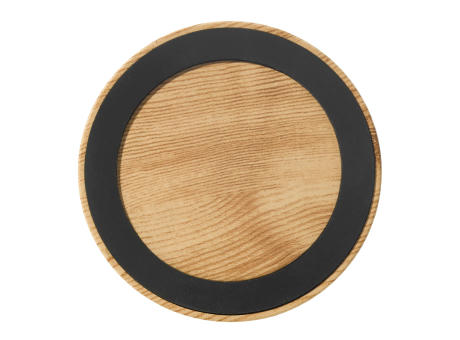 3W Lautsprecher in Holzoptik &amp; 5W Kabelloses Ladegerät Werbeartikel