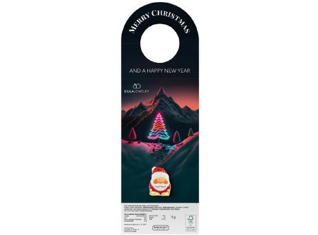 Product image Werbeanhänger mit Mini Weihnachtsmann Werbeartikel