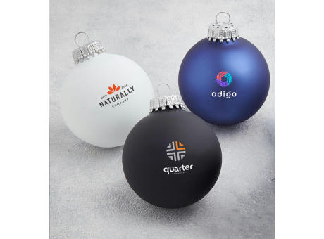 Weihnachtskugel Ø 6 cm - 4er Set - Made in Europe Werbeartikel