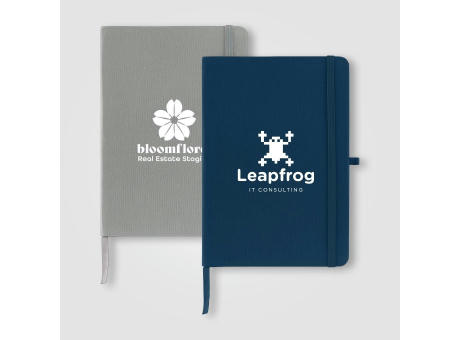 Notizbuch aus recycelter Baumwolle Werbeartikel