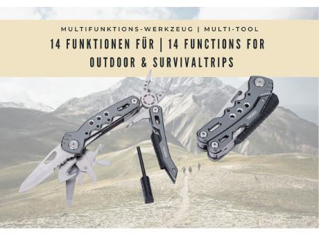 TROIKA Multifunktions-Werkzeug FIRE TOOL 14 Werbeartikel