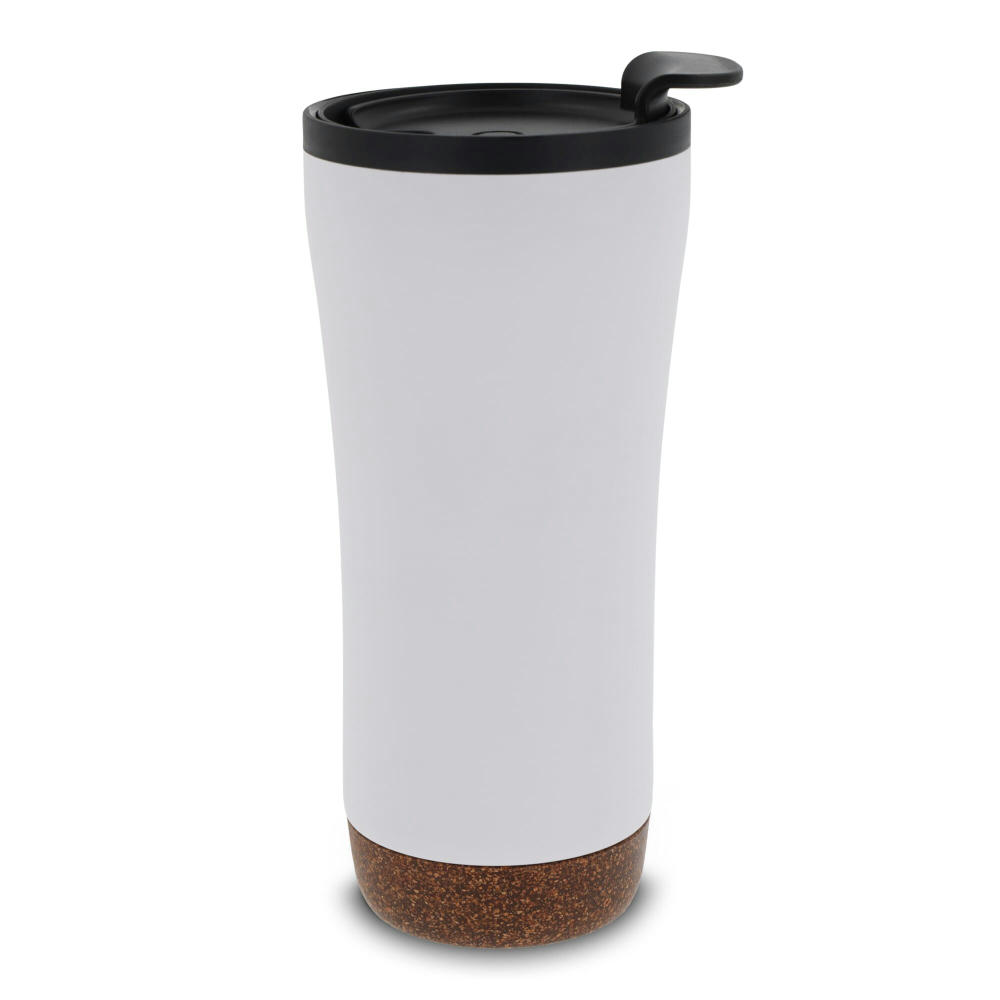 Product image Doppelwandiger Becher mit einem Korkboden 480ml Werbeartikel