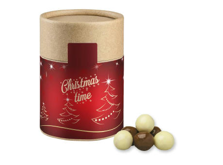 Product image Knusperkugeln-Mix, ca. 50g, Kraftpapierdose Midi bedrucken