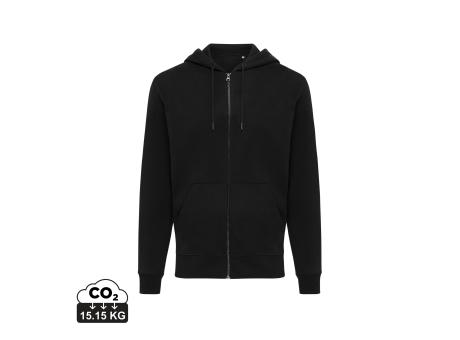 IQONIQ Abisko Zip-Kapuzenpullover aus recycelter Baumwolle Werbeartikel