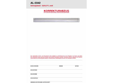 Schnappband QUALITY 34 cm lang bedrucken