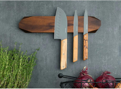 Magnetischer Messerhalter aus Akazie 'Horten' (L) Werbeartikel