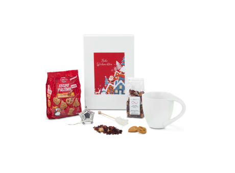Geschenkset / Präsenteset: Weihnachtliche Teebox Werbeartikel