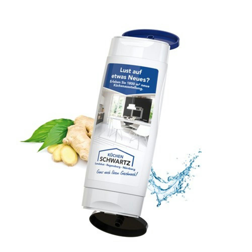 Product image DuoPack Handbalsam Ingwer-Limette + Flüssigseife Ingwer-Limette (2 x 50 ml) Werbeartikel