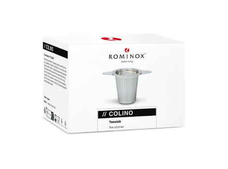 ROMINOX® Edelstahl Teesieb // Colino  Werbeartikel