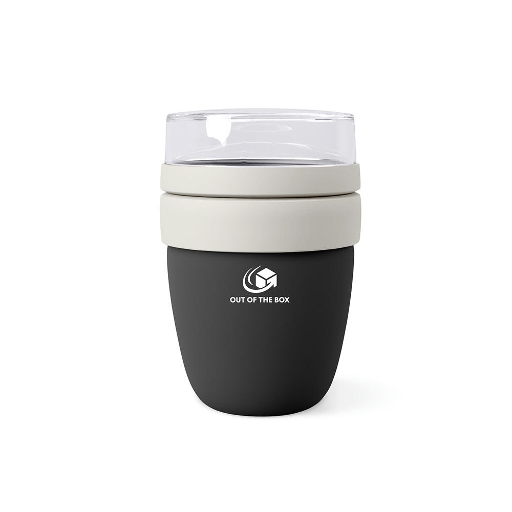 Rembrandt 800 Thermobehälter recy.Edelstahl, 760 ml. Mit 2 Fächern Werbeartikel