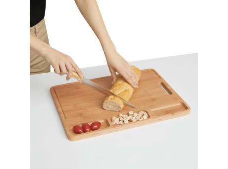 BAMBOO SERVING - Großes Schneidebrett Werbeartikel