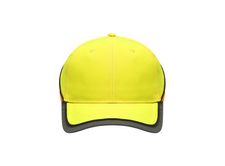Neon-Cap - Funktionelles 6 Panel Cap in auffälligen Neonfarben Werbeartikel