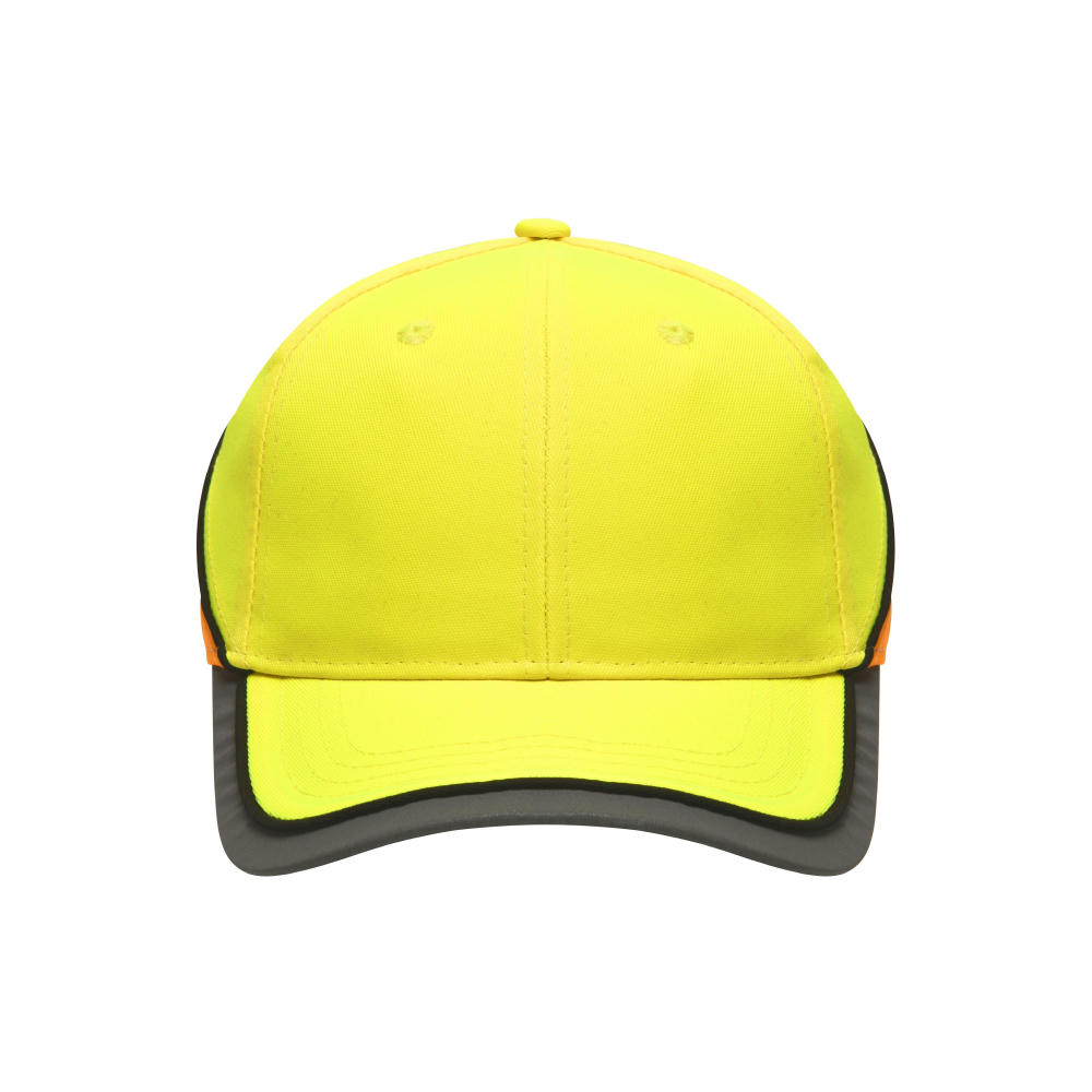Product image Neon-Cap - Funktionelles 6 Panel Cap in auffälligen Neonfarben Werbeartikel