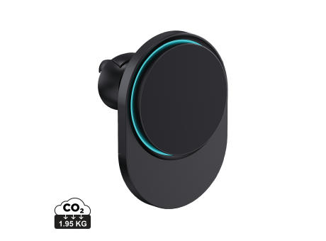 PowerCruze magnetischer 15W Autohalter aus RCS rec. ABS Werbeartikel