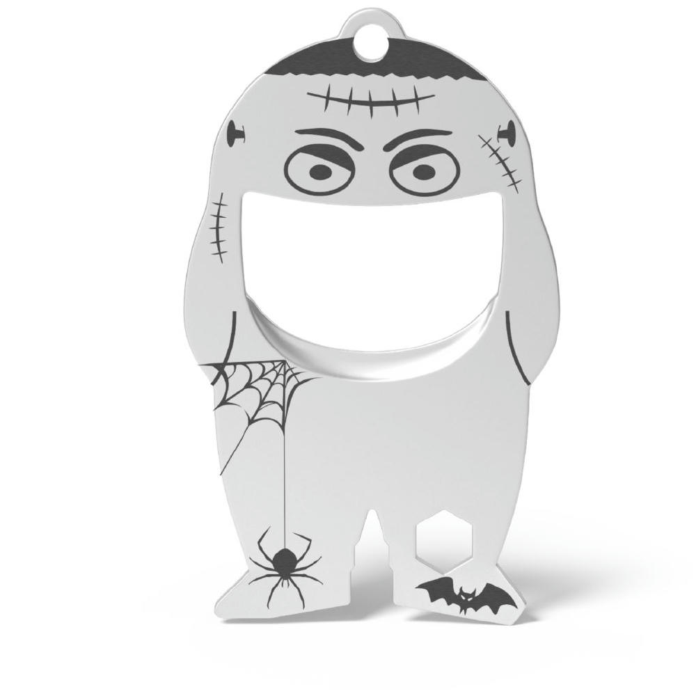 Product image RICHARTZ Flaschenöffner fred halloween: Figur als Halloween-Monster mit Spinne und Fledermaus – Werbeartikel mit Ihrem Logo