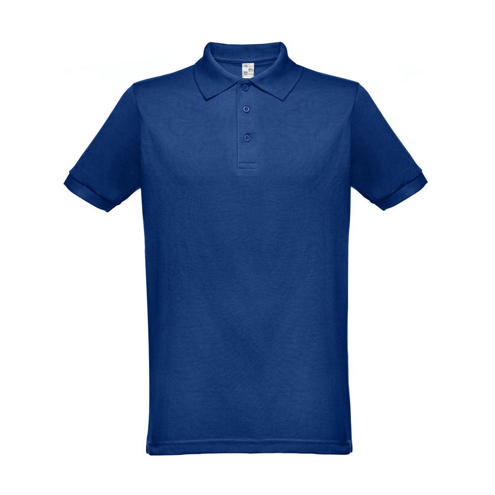 THC BERLIN. Kurzarm-Poloshirt für Herren Werbeartikel