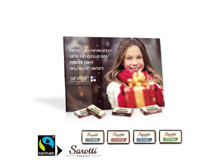Tisch-Adventskalender Sarotti "Business Exklusiv" Werbeartikel