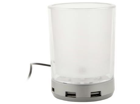 Product image Stifteköcher mit USB Hub Tobi Werbeartikel