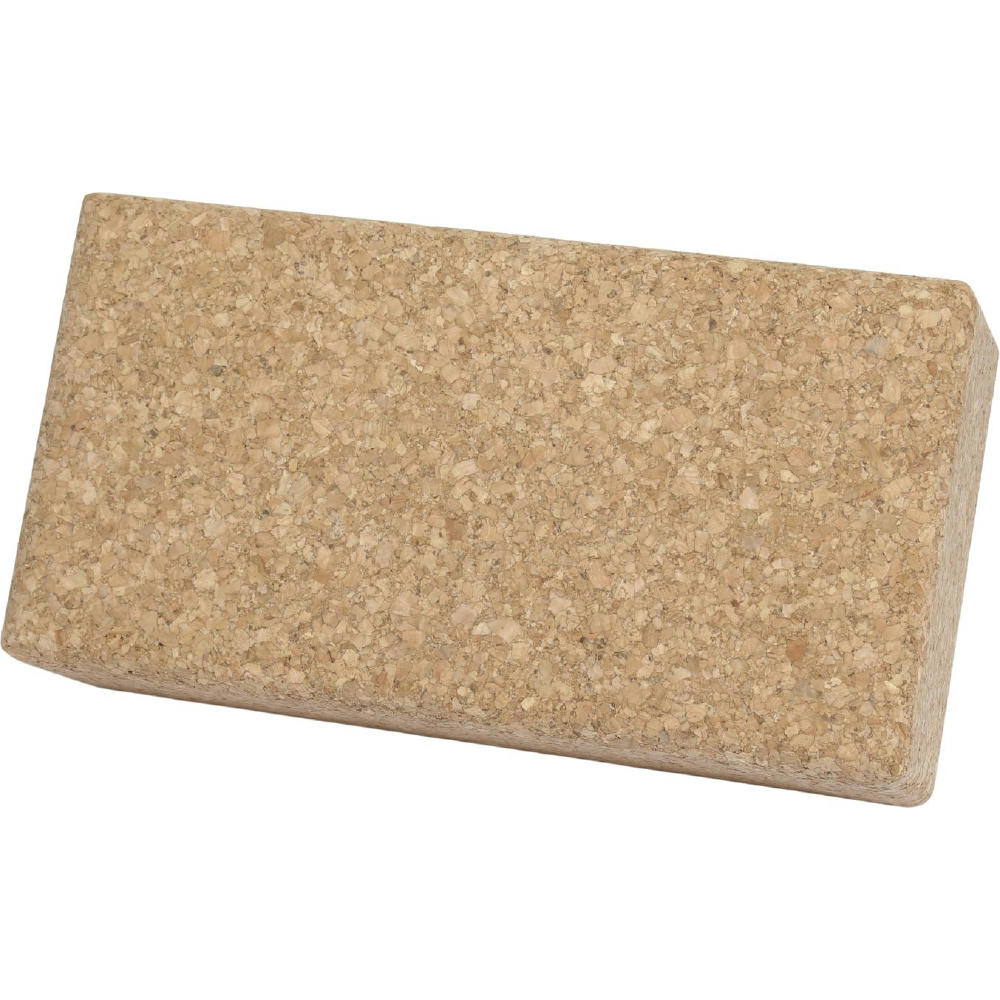 Yogablock aus Kork, 22,7x12x6,5cm, "Made in Europe" Werbeartikel