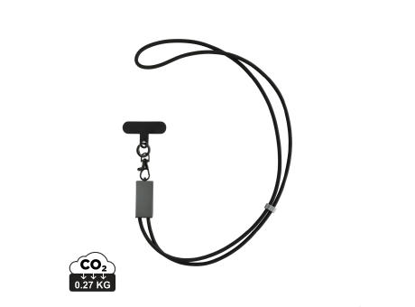 Product image Terra 60Wduales Ladekabel aus RCS recyceltem PET mit Lanyard Werbeartikel