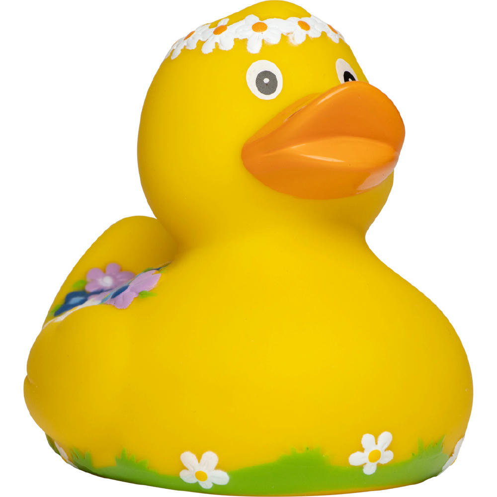 Product image Quietsche-Ente Blumendesign Werbeartikel