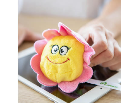 Schmoozies® Blume mit Slogan Blumenkind Werbeartikel