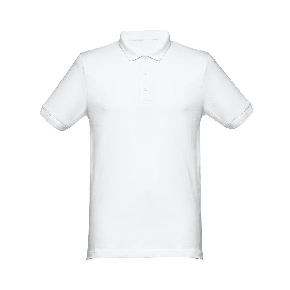 Product image THC MONACO WH. Kurzarm-Poloshirt für Herren aus kardierter Baumwolle Werbeartikel