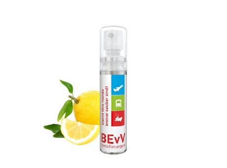 20 ml Pocket Spray - Handreinigungsspray (alk.) - Body Label Werbeartikel