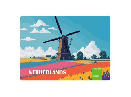 POLYCLEAN rPET Displaytuch 21x15 cm im Pergaminbeutel, All-Inclusive-Paket  Werbeartikel