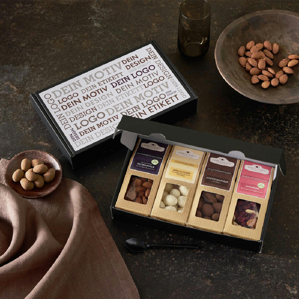 Product image 4 Premium Snacks im Geschenkkarton (versandfähig) Werbeartikel