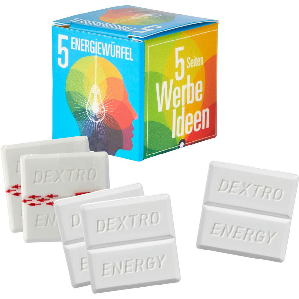 Product image Mini Promo-Würfel mit DEXTRO ENERGY* Werbeartikel