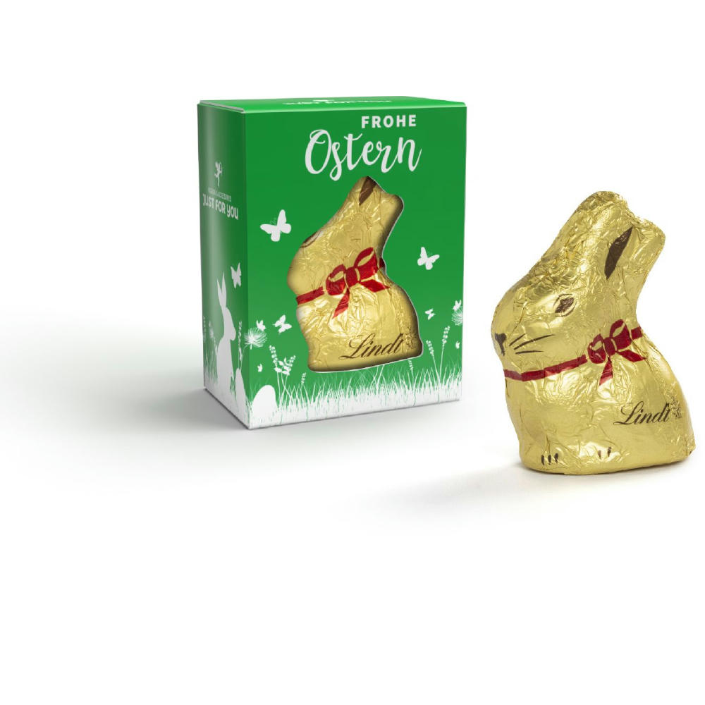 Product image Lindt Mini Goldhase in Werbekartonage Werbeartikel