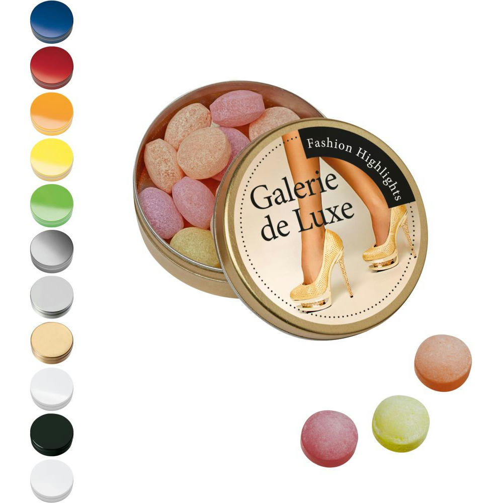 Product image XS-Taschendose mit XS-Kalfany-Fruchtbonbons, 16g Werbeartikel