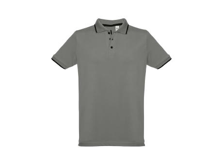 Product image THC ROME. Zweifarbiges Baumwoll-Poloshirt für Herren Werbeartikel
