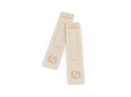 Lesezeichen Bookworm (FSC® zertifiziert) Werbeartikel