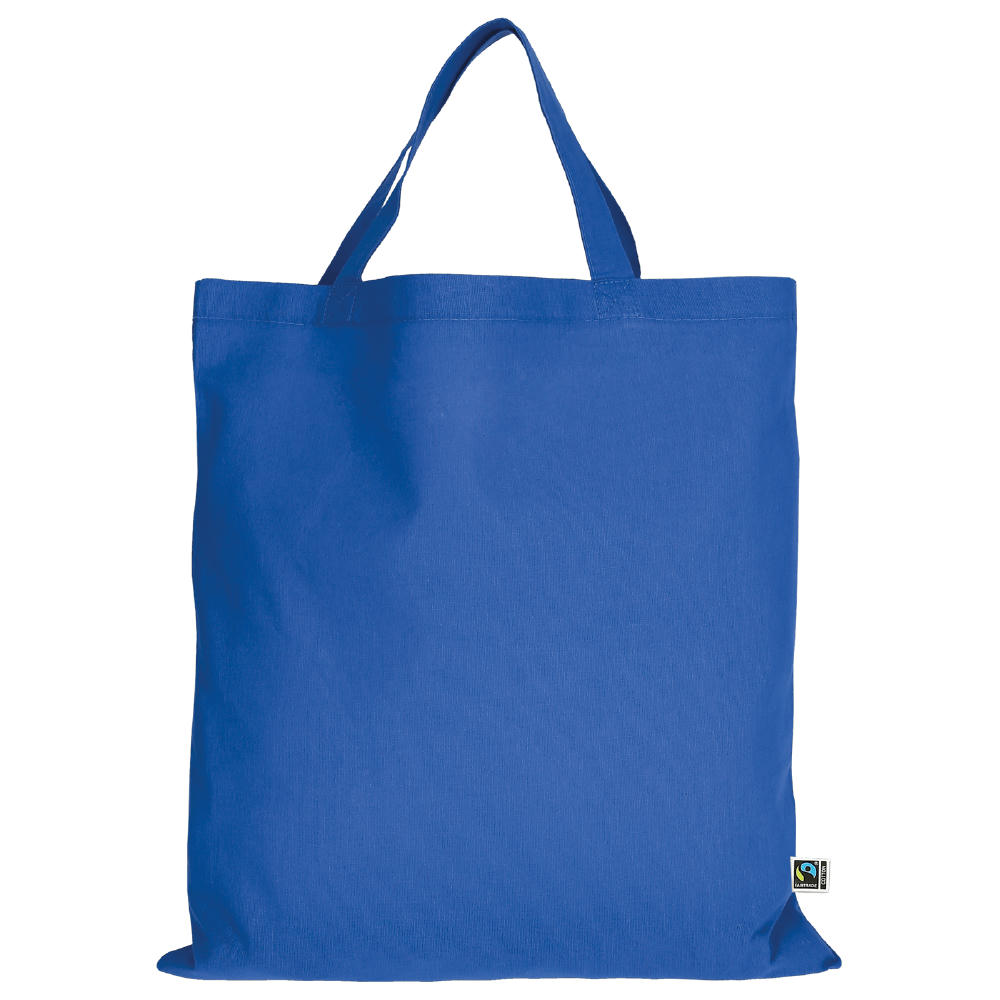 T15001-TEXXILLA Tasche aus Fairtrade-zertifizierter Baumwolle mit zwei kurzen Henkeln, ca. 140 g/m², ca. 38 x 42 cm Werbeartikel