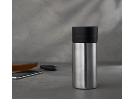 Product image PUSH Thermosbecher 300 ml aus Edelstahl mit Druckverschluss bedrucken