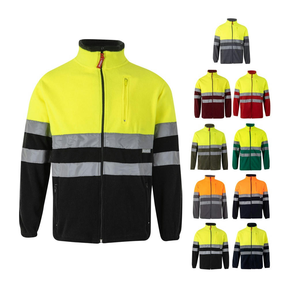 Product image VL EROS LARGE. Zweifarbige Fleecejacke (280g/m²), aus Polyester (100%) Werbeartikel