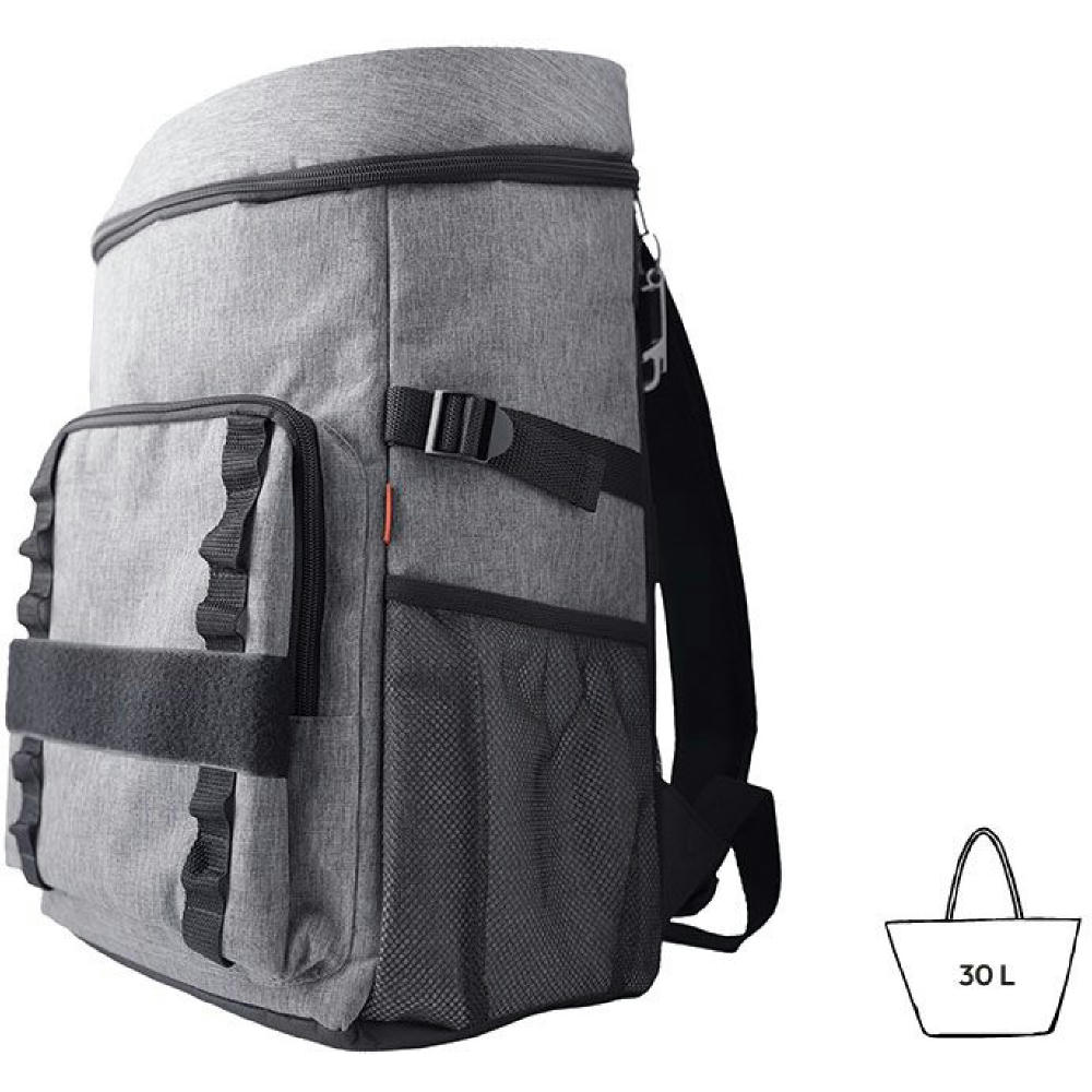 Product image Isothermer Rucksack 'Nago', grau meliert Werbeartikel