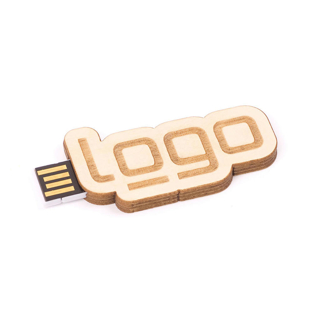 USB Stick Eigendesign 2D (FSC® zertifiziert) (Holz) Werbeartikel