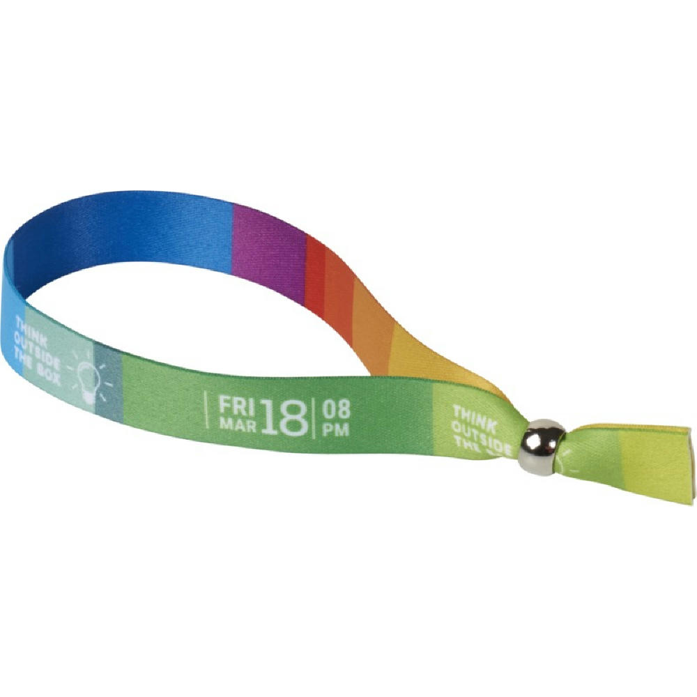 Evi Sublimation Festival Armband mit Metallverschluss Werbeartikel