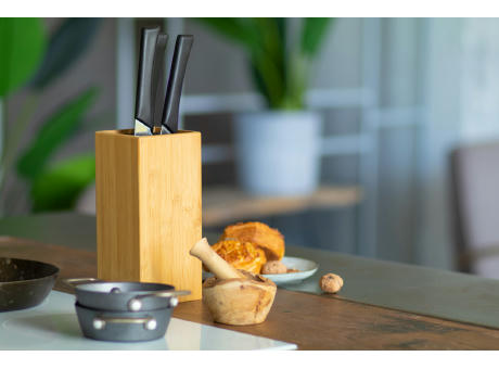 Bambus Messerblock Santoku Werbeartikel