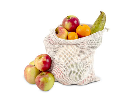 Product image Wiederverwendbare Lebensmitteltasche OEKO-TEX® Baumwolle 25x30cm bedrucken