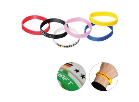Silikon-Armband für Erwachsene Werbeartikel