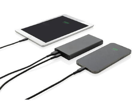 Terra RCS recycelte 18W-Aluminium-Powerbank 10.000mAh bedrucken