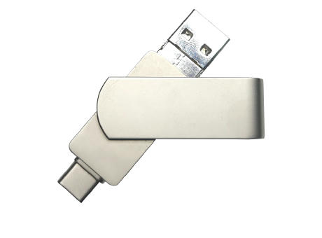 Product image USB-Stick 4in1 OTG 01 USB 3.0 Flash Disk 8 GB Silber bedrucken