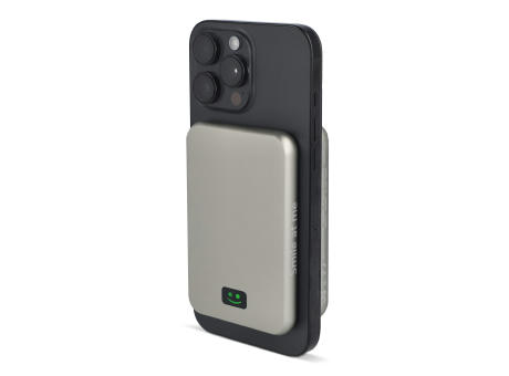 Xoopar Smile Wireless Mirror Powerbank Kompatibel mit MagSafe 5000 mAh bedrucken