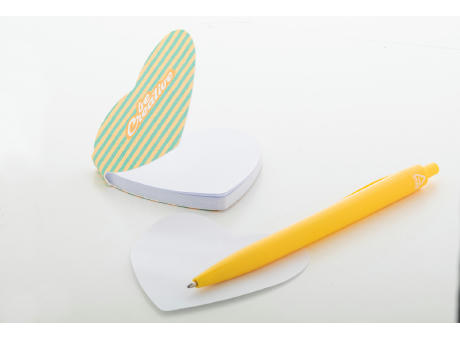 Individueller Haftnotizblock CreaStick Seed Heart Werbeartikel
